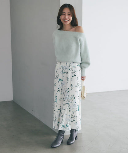 【優雅顯身材・提供3種尺碼】薄霧花園美人魚裙