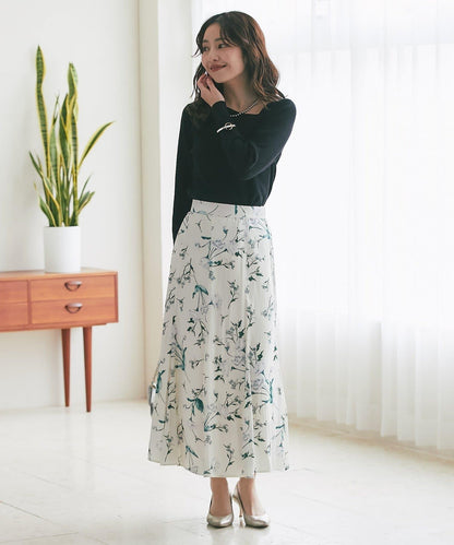 【優雅顯身材・提供3種尺碼】薄霧花園美人魚裙