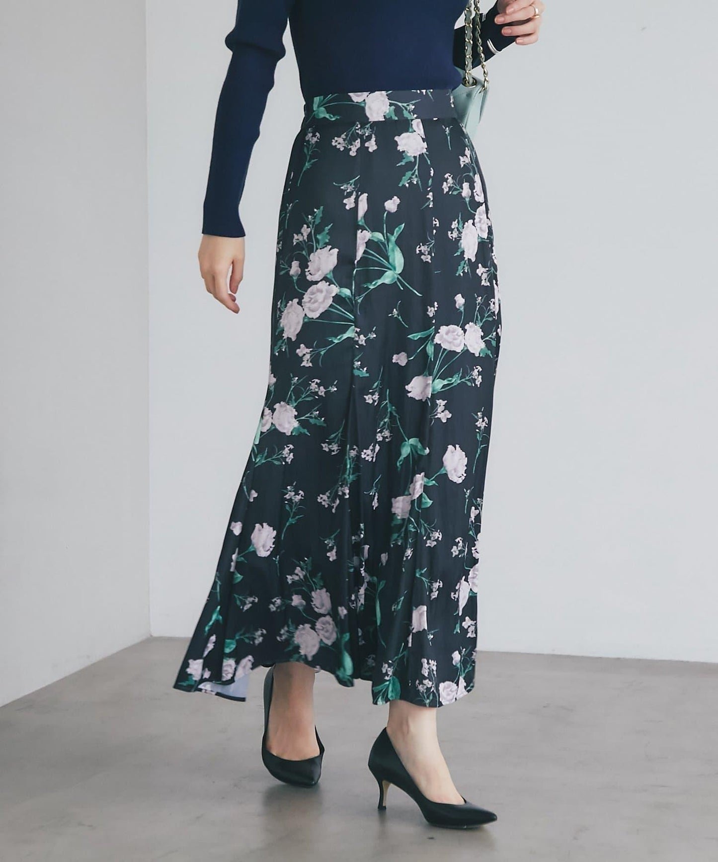 【優雅顯身材・提供3種尺碼】薄霧花園美人魚裙