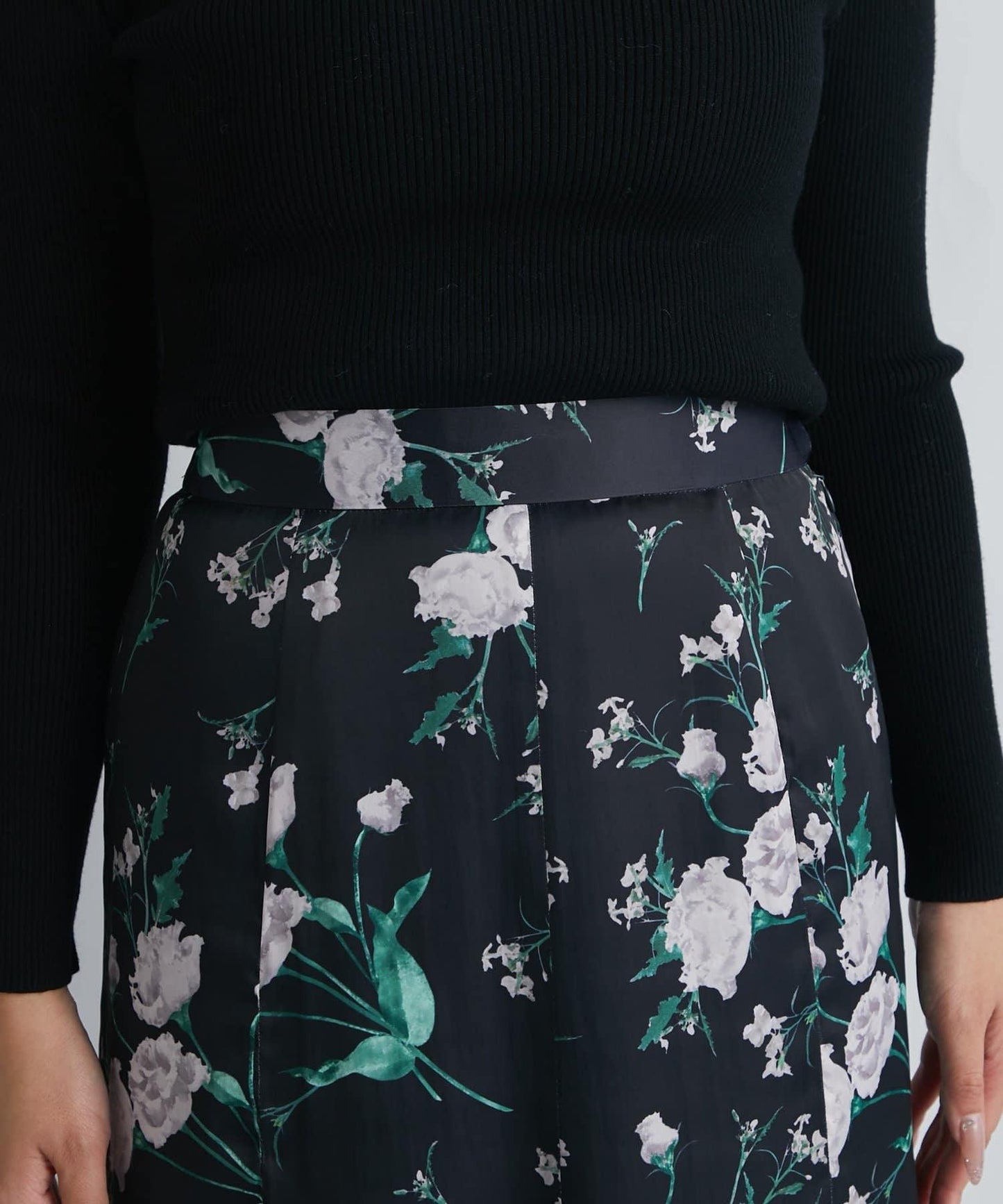 【優雅顯身材・提供3種尺碼】薄霧花園美人魚裙