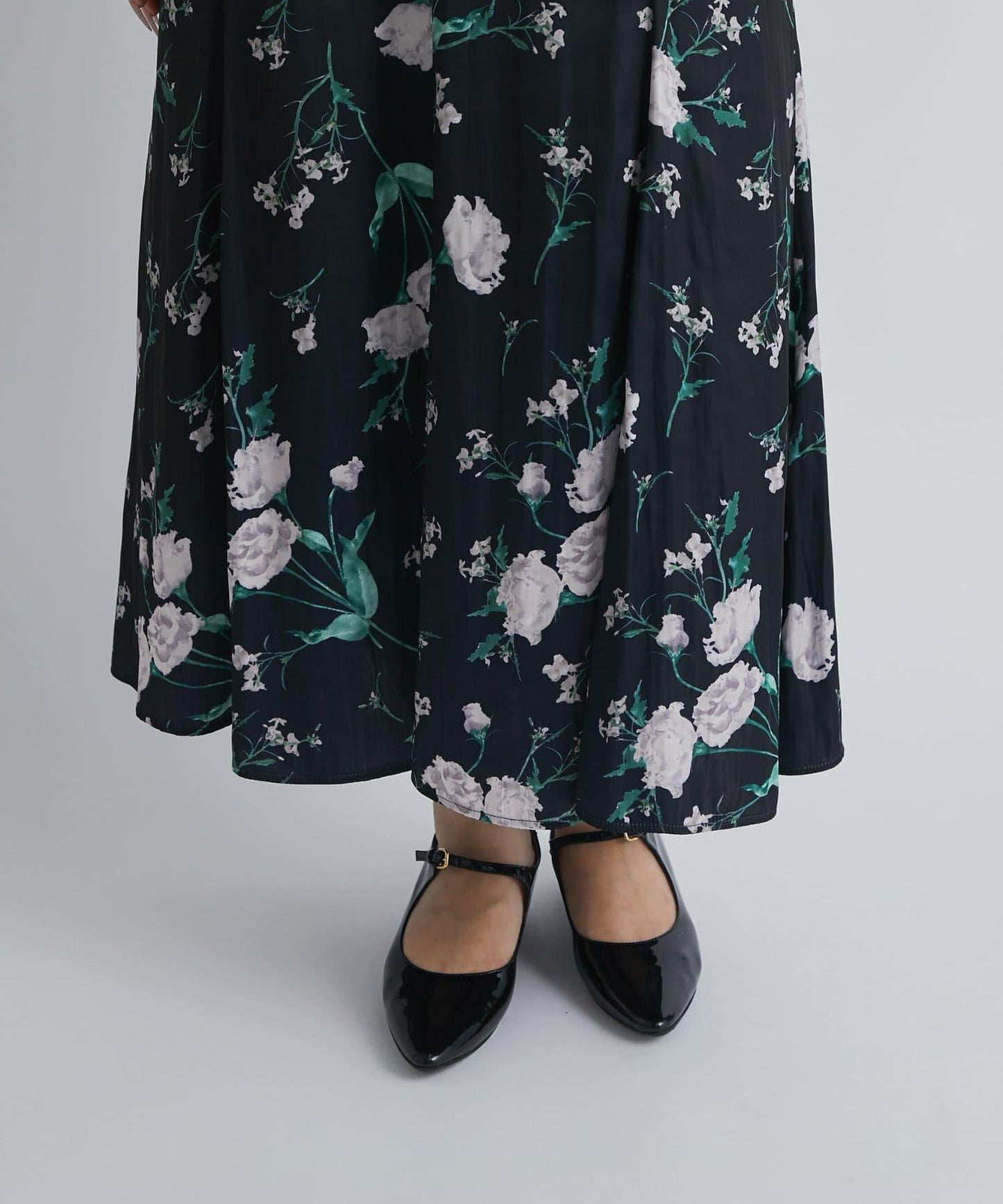 【優雅顯身材・提供3種尺碼】薄霧花園美人魚裙