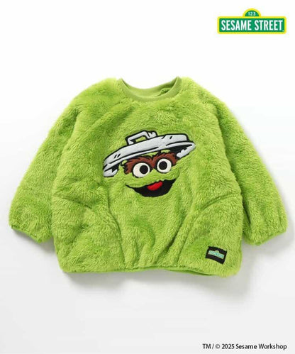 芝麻街毛絨抓絨衛衣