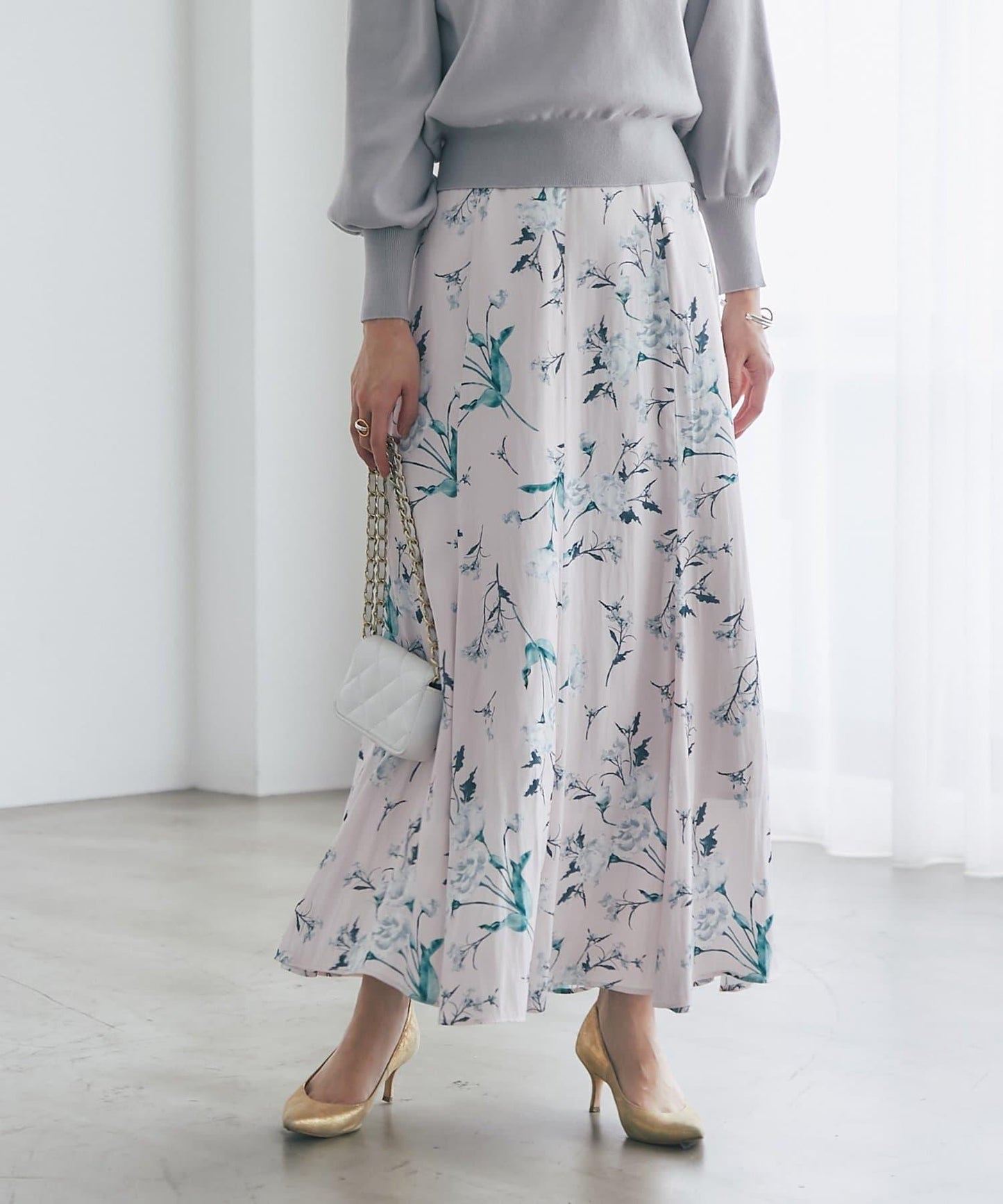 【優雅顯身材・提供3種尺碼】薄霧花園美人魚裙