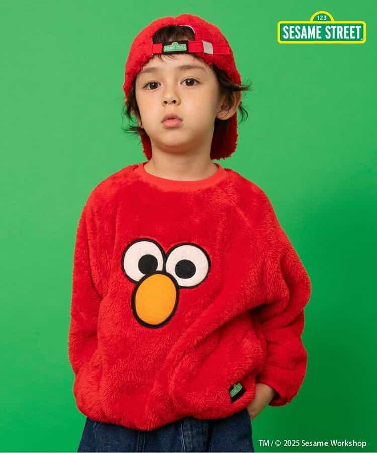 芝麻街毛絨抓絨衛衣