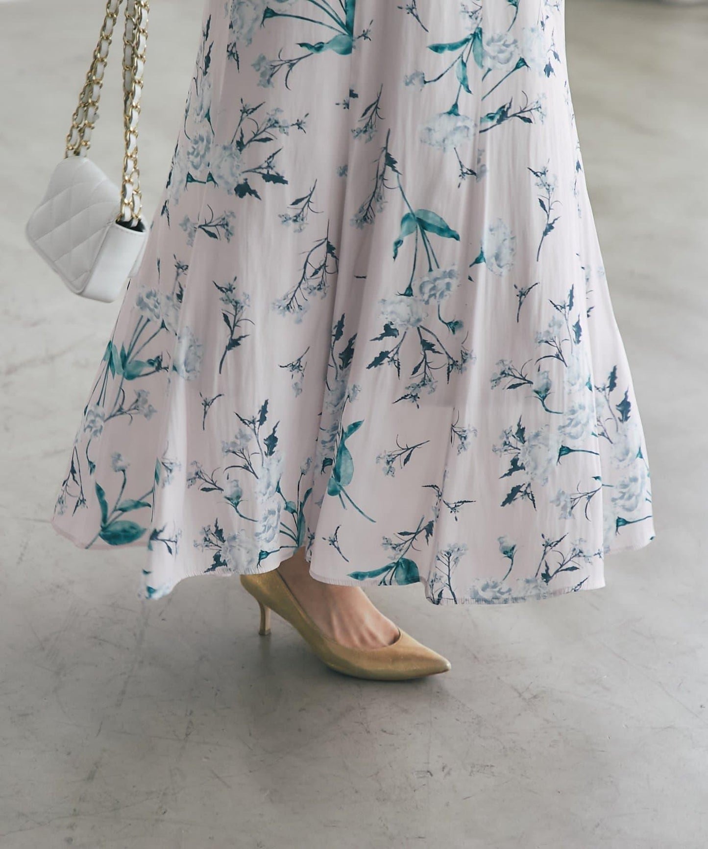 【優雅顯身材・提供3種尺碼】薄霧花園美人魚裙