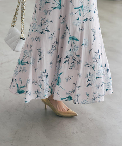 【優雅顯身材・提供3種尺碼】薄霧花園美人魚裙