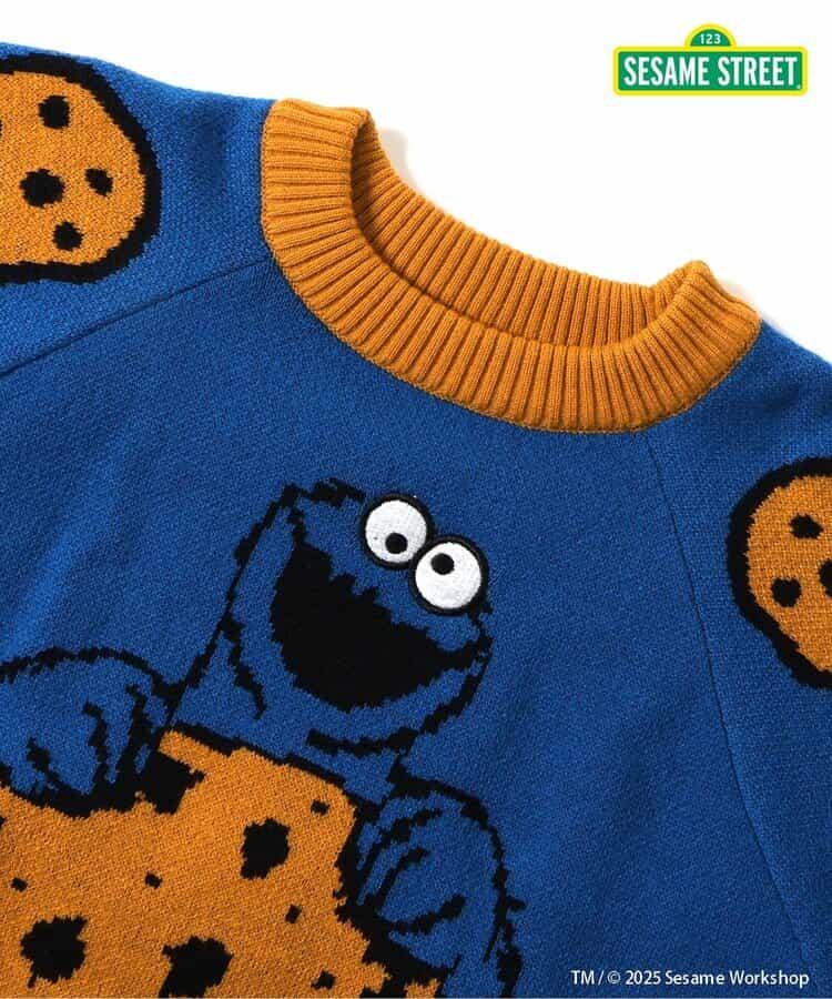 芝麻街 兩色兩款提花毛衣