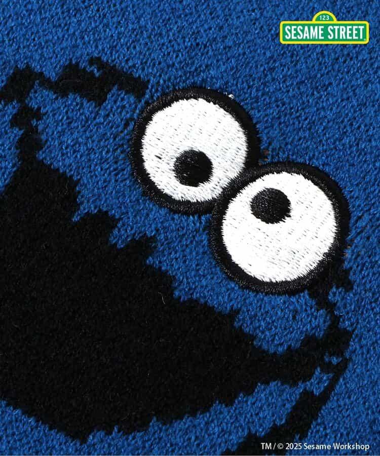 芝麻街 兩色兩款提花毛衣