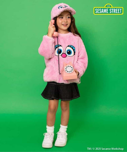 芝麻街仿羊羔絨棒球帽