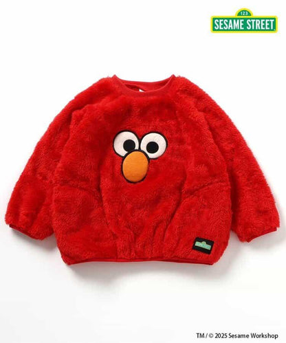 芝麻街毛絨抓絨衛衣