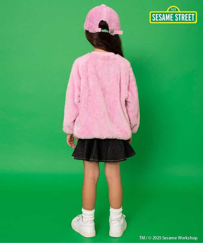 芝麻街毛絨抓絨衛衣