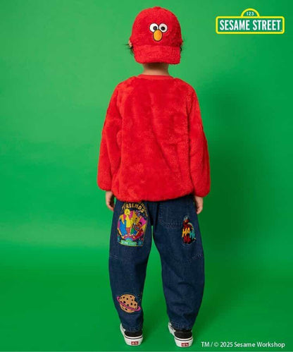 芝麻街仿羊羔絨棒球帽