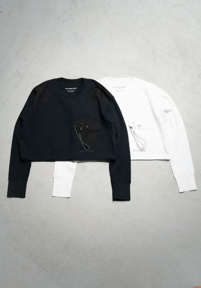 and wander PEwaffle 短款T恤 W款