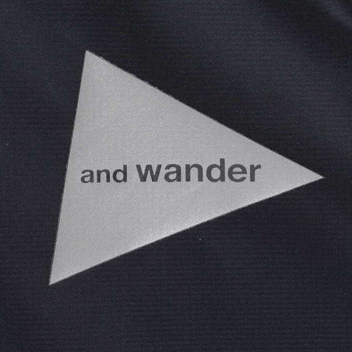 and wander PERTEX wind T T恤