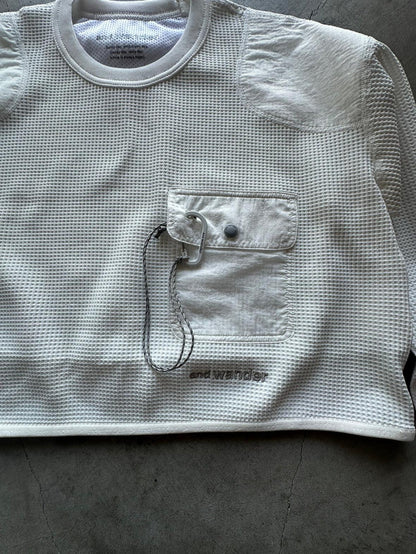 and wander PEwaffle 短款T恤 W款