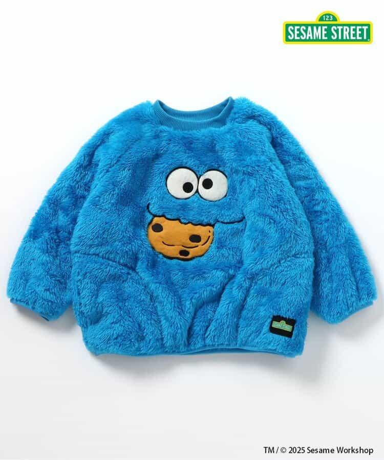 芝麻街毛絨抓絨衛衣