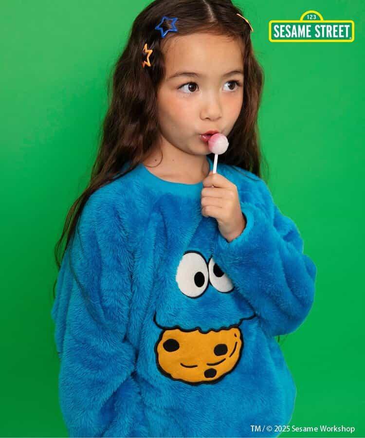 芝麻街毛絨抓絨衛衣