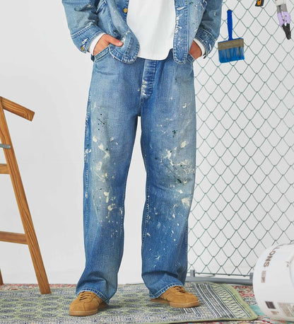 復古 Lee VINTAGE PAINTER PANTS/DENIM 【DUNGAREES】 牛仔褲