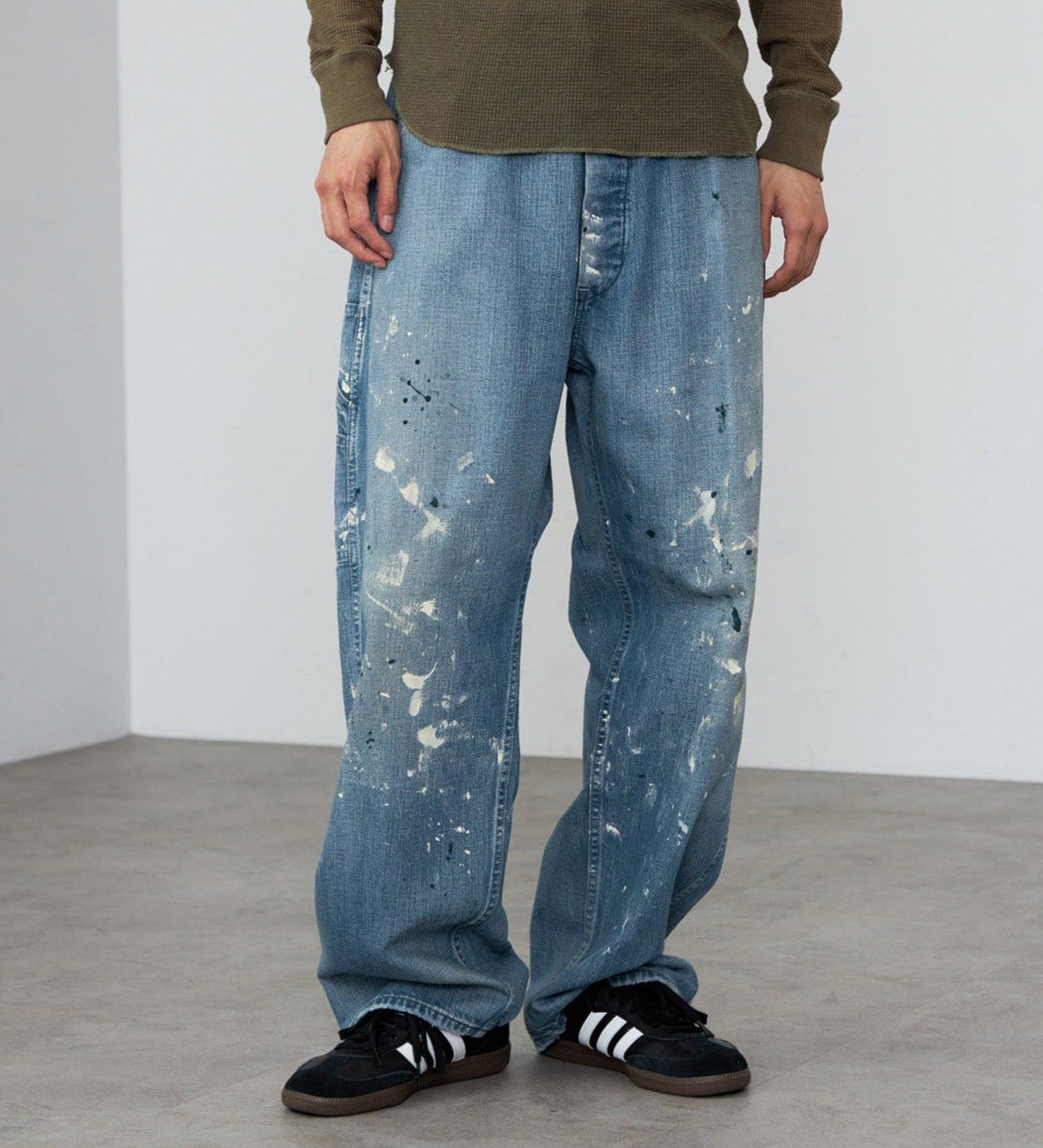 復古 Lee VINTAGE PAINTER PANTS/DENIM 【DUNGAREES】 牛仔褲