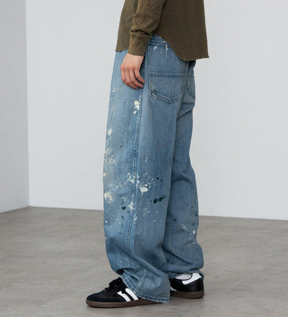 復古 Lee VINTAGE PAINTER PANTS/DENIM 【DUNGAREES】 牛仔褲