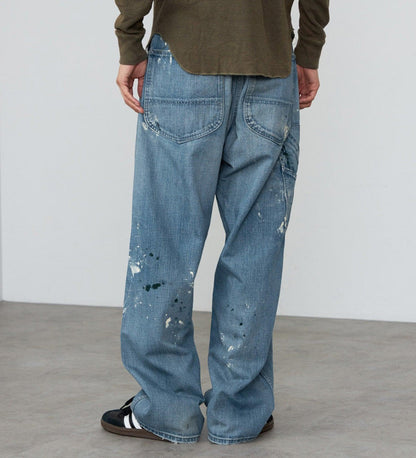 復古 Lee VINTAGE PAINTER PANTS/DENIM 【DUNGAREES】 牛仔褲