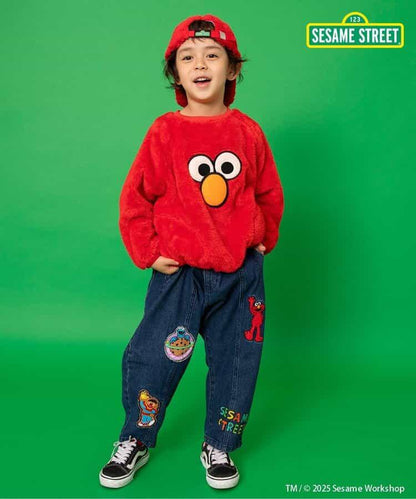 芝麻街仿羊羔絨棒球帽