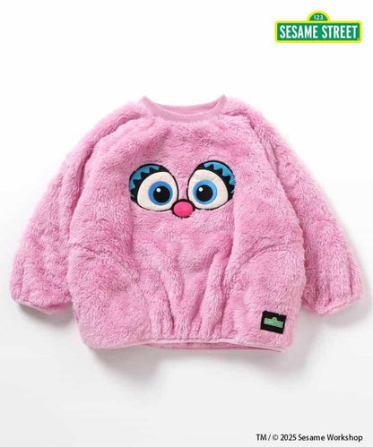 芝麻街毛絨抓絨衛衣