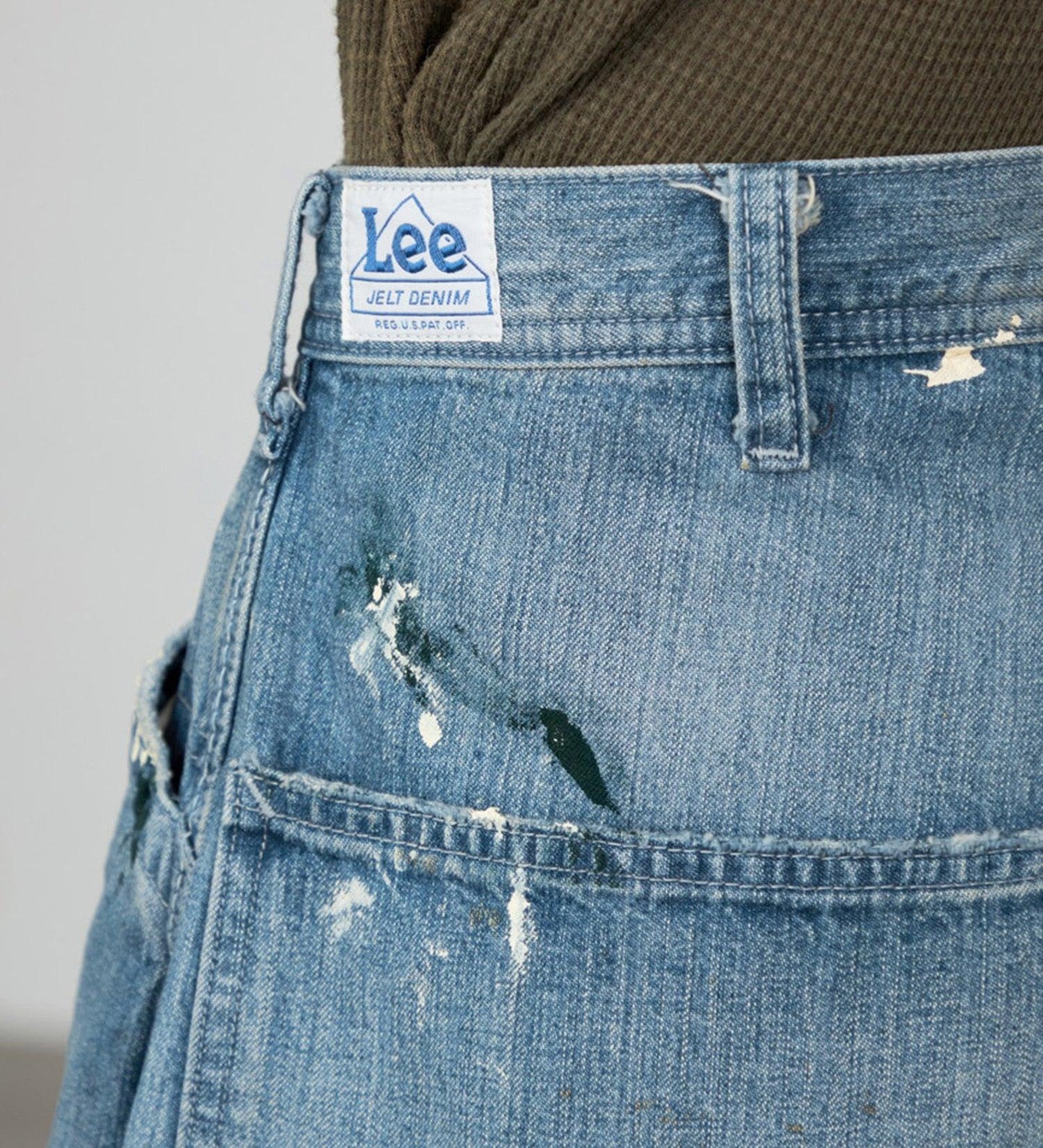 復古 Lee VINTAGE PAINTER PANTS/DENIM 【DUNGAREES】 牛仔褲