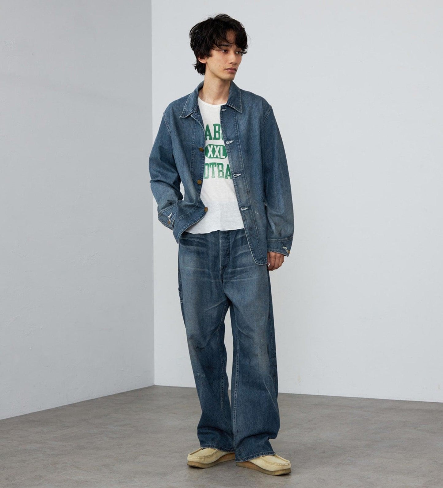 復古 Lee VINTAGE PAINTER PANTS/DENIM 【DUNGAREES】 牛仔褲