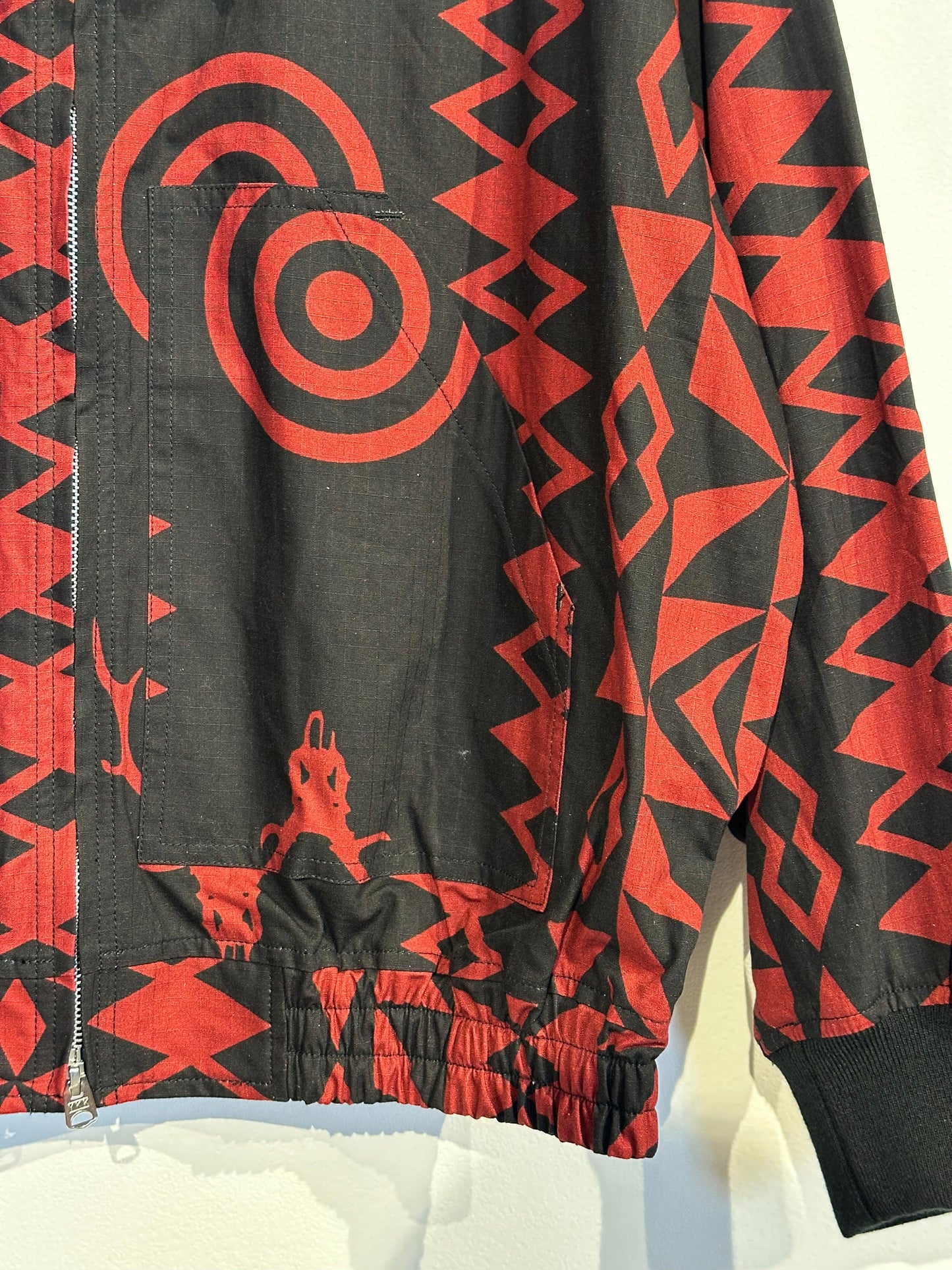 South2west8 Zipped Work Hoody - Cotton Ripstop / Printed 連帽外套