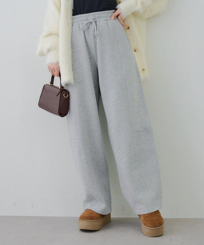 【SETUP可搭配】亮片字母標誌衛褲