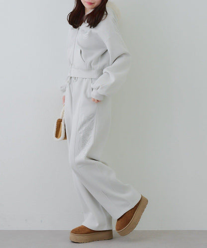 【SETUP可搭配】亮片字母標誌衛褲