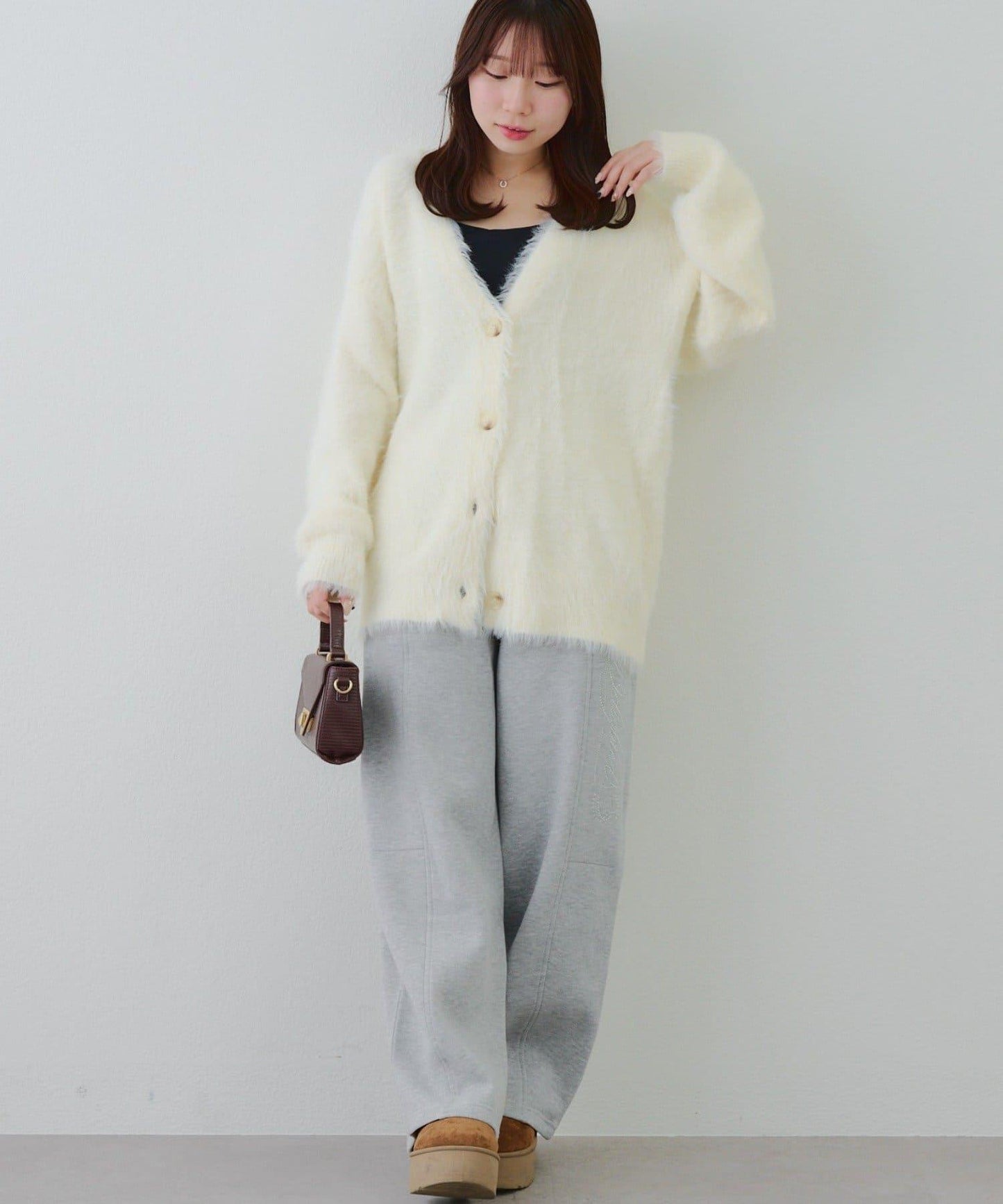 【SETUP可搭配】亮片字母標誌衛褲