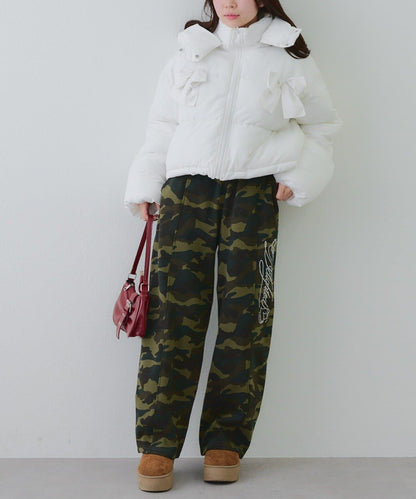 【SETUP可搭配】亮片字母標誌衛褲