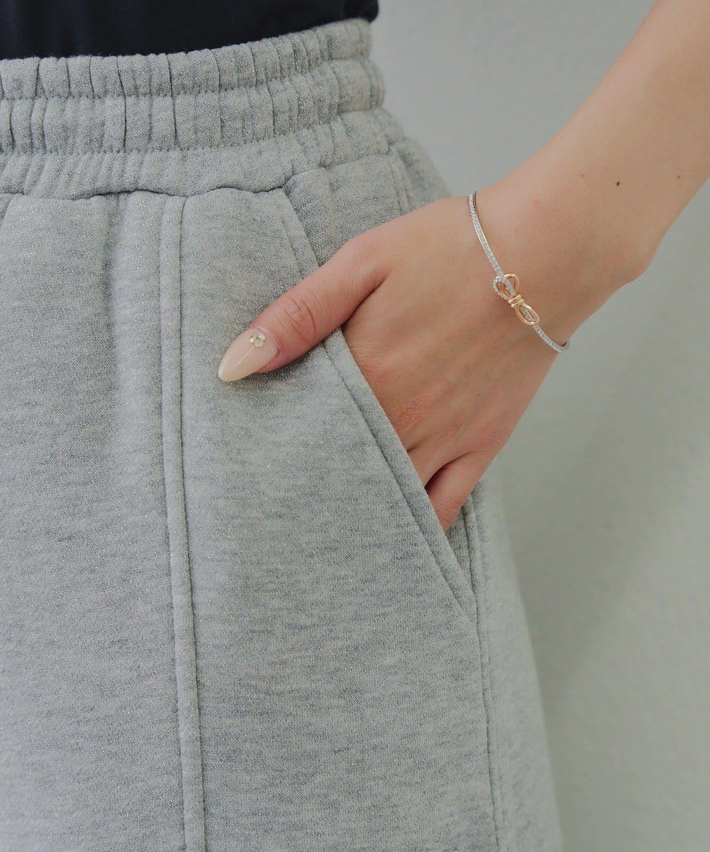 【SETUP可搭配】亮片字母標誌衛褲