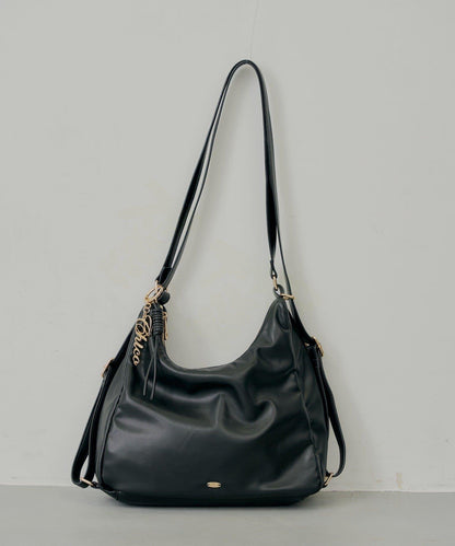 附標誌吊飾三用腋下包