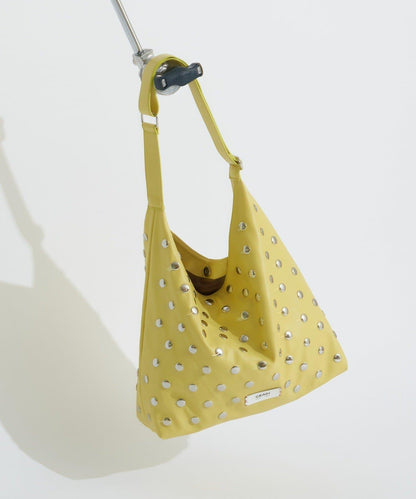 【GRAIN/グレイン】鉚釘單肩托特包