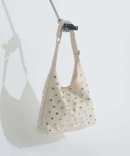 【GRAIN/グレイン】鉚釘單肩托特包