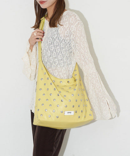 【GRAIN/グレイン】鉚釘單肩托特包