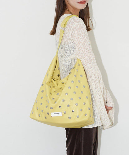 【GRAIN/グレイン】鉚釘單肩托特包