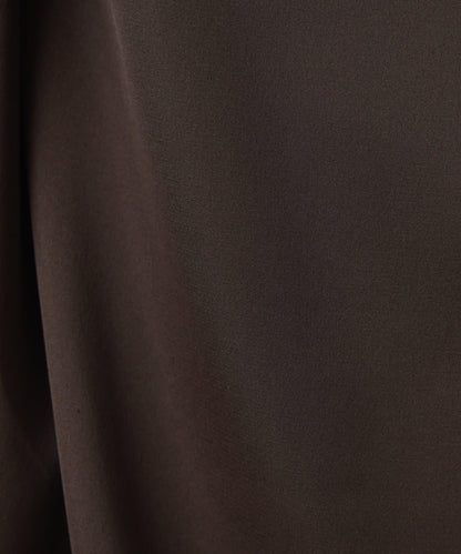 【必買襯衫】緞面側抽繩T恤襯衫/禮服