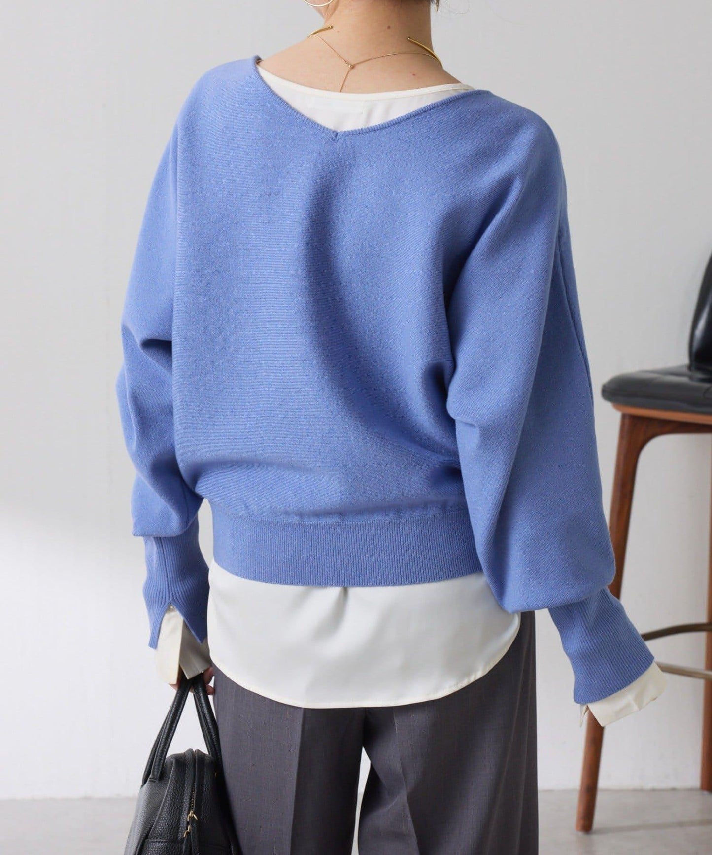 【必買襯衫】緞面側抽繩T恤襯衫/禮服