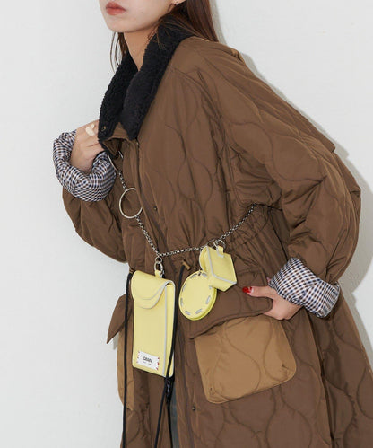 【GRAIN/グレイン】復古多層鏈條單肩包