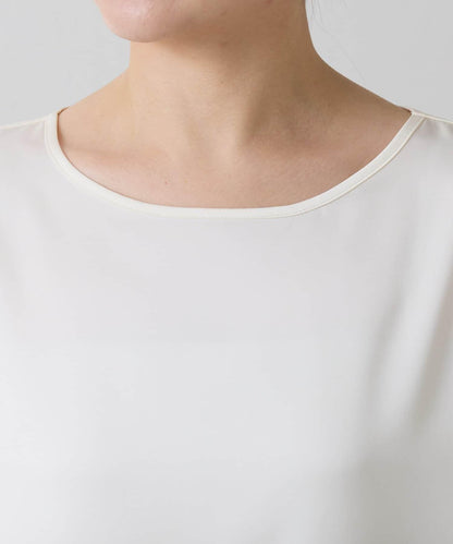 【必買襯衫】緞面側抽繩T恤襯衫/禮服