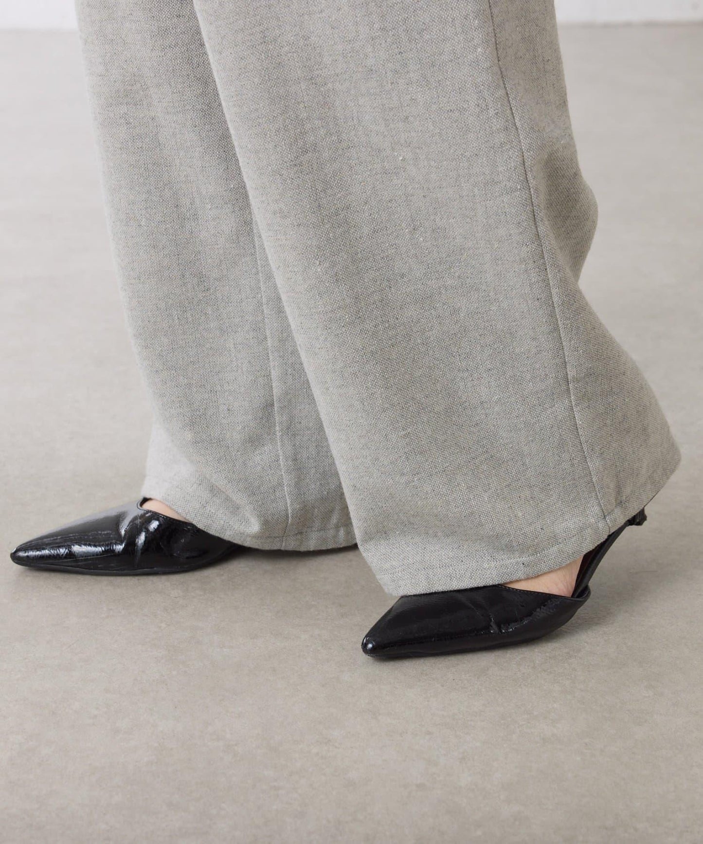 【可調節腰圍】雜色休閒褲