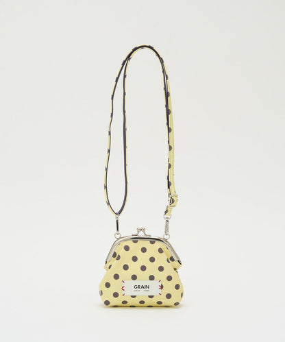 水玉圖案口金迷你單肩包