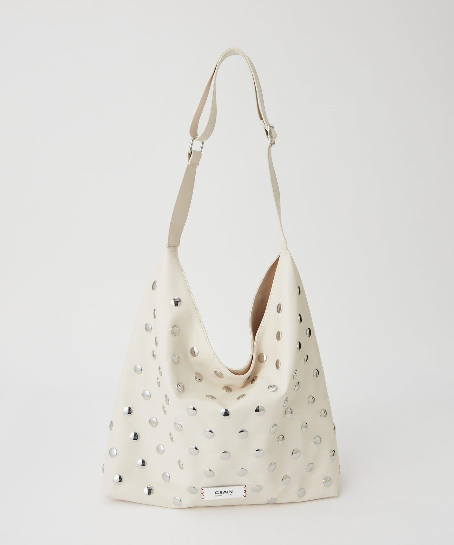 【GRAIN/グレイン】鉚釘單肩托特包