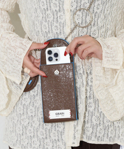 【GRAIN/グレイン】復古多層鏈條單肩包