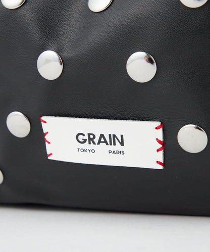 【GRAIN/グレイン】鉚釘單肩托特包