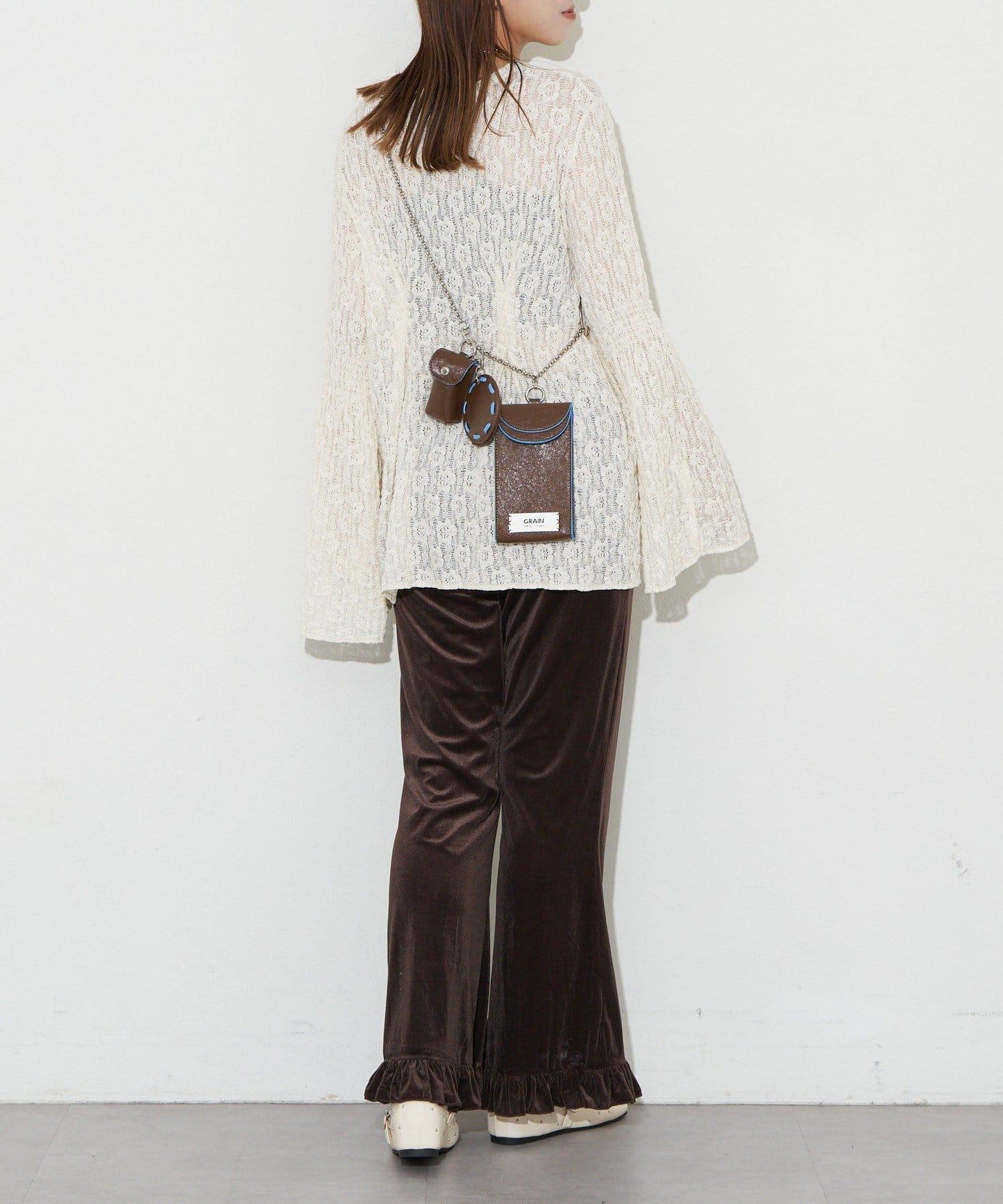 【GRAIN/グレイン】復古多層鏈條單肩包